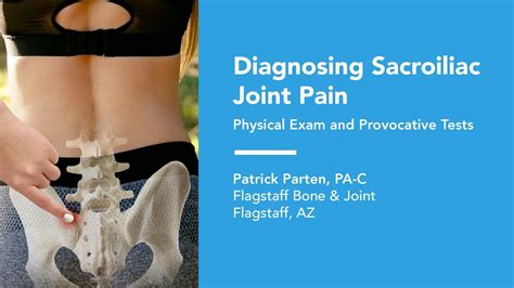 sacroiliac joint pain test results